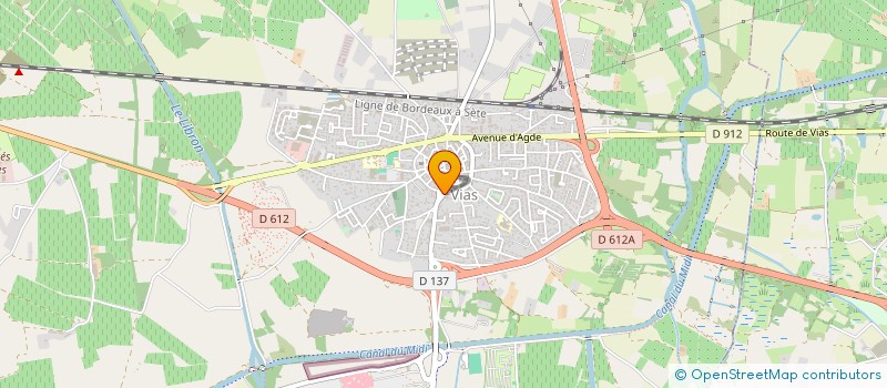 localisation de l'entreprise AGENCE VIAS TAXI à VIAS