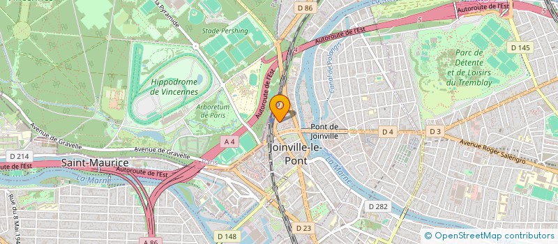 localisation de l'entreprise AGENCE VINCENT PRUVOST à JOINVILLE-LE-PONT