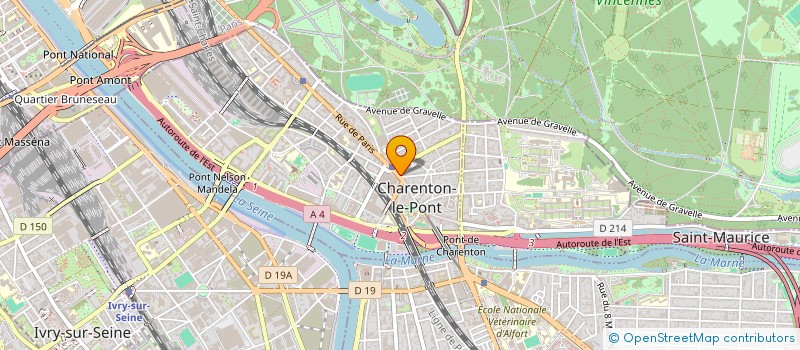 localisation de l'entreprise AGENCE VIRGINIA IMMOBILIER  CHARENTON-LE-PONT