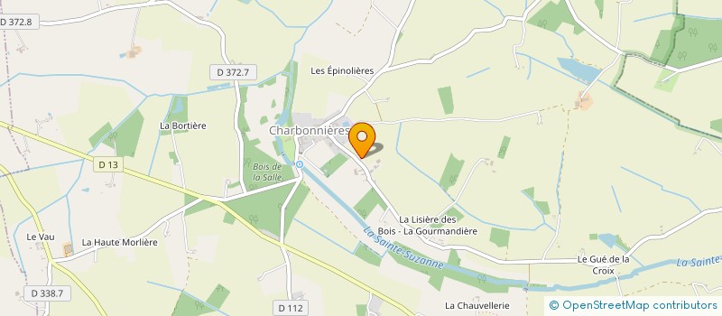 localisation de l'entreprise AGENCE VOLT à CHARBONNIERES