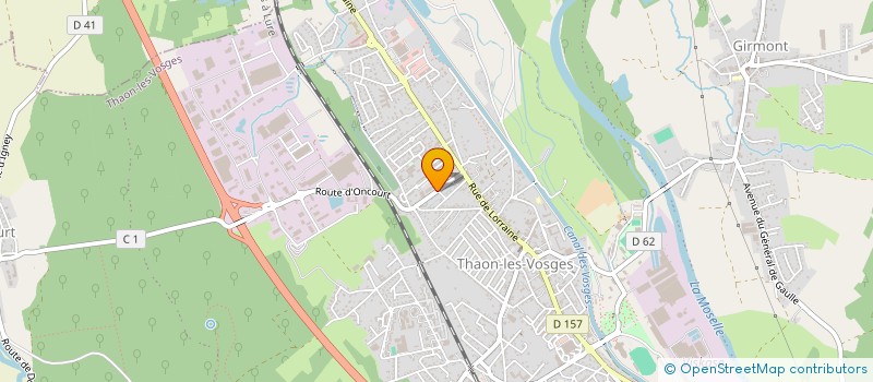 localisation de l'entreprise AGENCE VOSGIENNE D'ENTRETIEN ET CONCIERGERIE à EPINAL