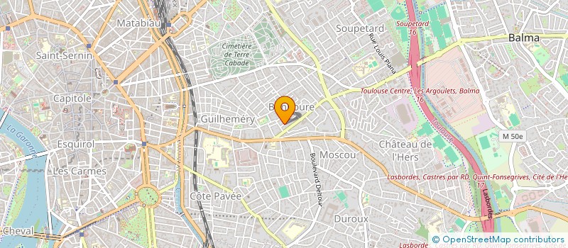 localisation de l'entreprise AGENCE VOULEZ-VOUS  TOULOUSE