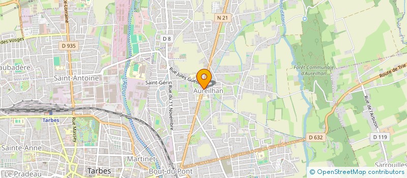 localisation de l'entreprise AGENCE VPNI  AUREILHAN