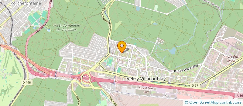 localisation de l'entreprise AGENCE WEB V-SO  VELIZY-VILLACOUBLAY