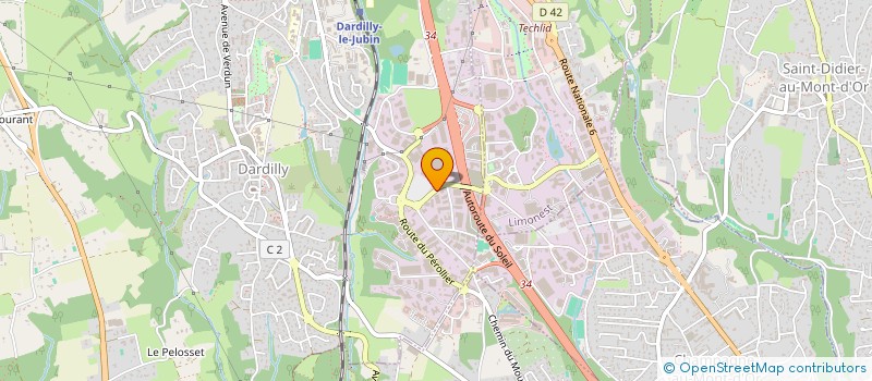 localisation de l'entreprise AGENCE WILSON  DARDILLY