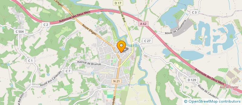 localisation de l'entreprise AGENCE WISE  LAYRAC