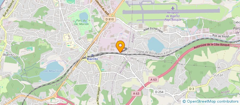localisation de l'entreprise AGENCE XM à BIARRITZ