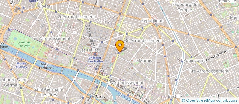 localisation de l'entreprise AGENCE YOU SERVICES à PARIS
