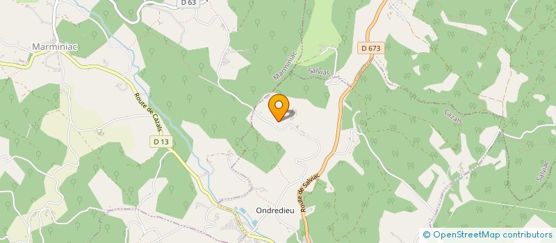 localisation de l'entreprise AGENCE Z&L  CAZALS