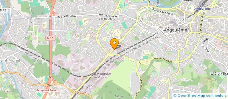 localisation de l'entreprise AGENCE42 à ANGOULEME