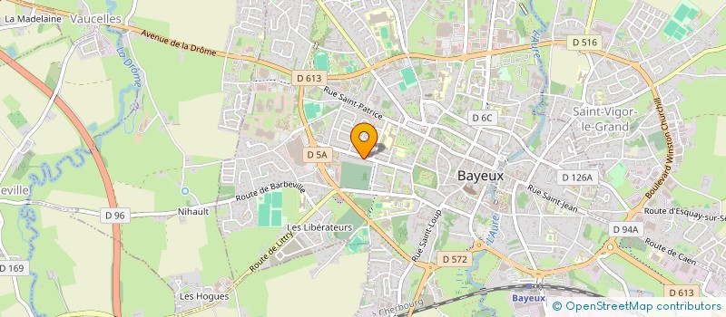 localisation de l'entreprise AGENCEMENT 14  BAYEUX