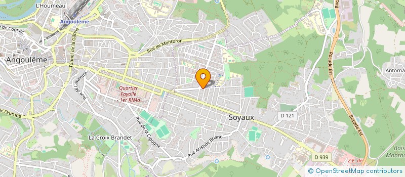 localisation de l'entreprise AGENCEMENT 4D à SOYAUX