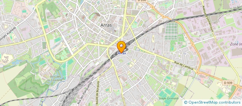 localisation de l'entreprise AGENCEMENT 62 à ARRAS