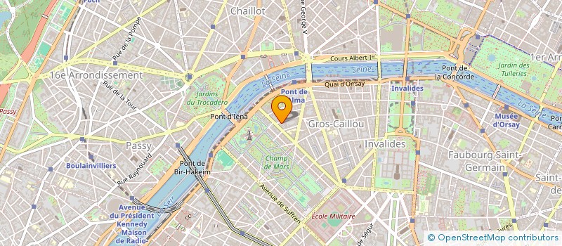 localisation de l'entreprise AGENCEMENT 7EME à PARIS