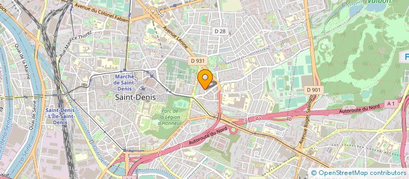 localisation de l'entreprise AGENCEMENT AMENAGEMENT FORM INSERTION à SAINT-DENIS