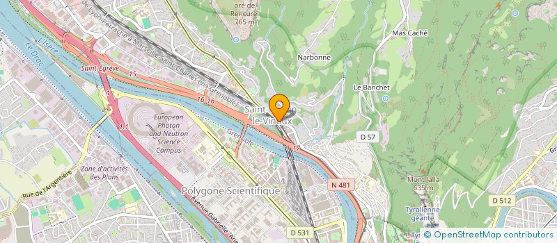 localisation de l'entreprise AGENCEMENT, ART ET DECO  SAINT-MARTIN-LE-VINOUX