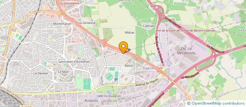 localisation de l'entreprise AGENCEMENT BAIN CUISINE  BEZIERS