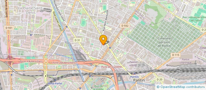 localisation de l'entreprise AGENCEMENT BAR RESTAURANT TS TRAVAUX BAT à AUBERVILLIERS