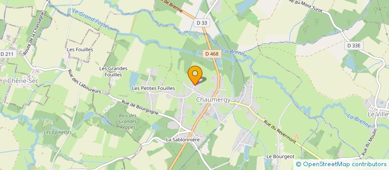 localisation de l'entreprise AGENCEMENT BATIMENT COORDINATION 39  CHAUMERGY