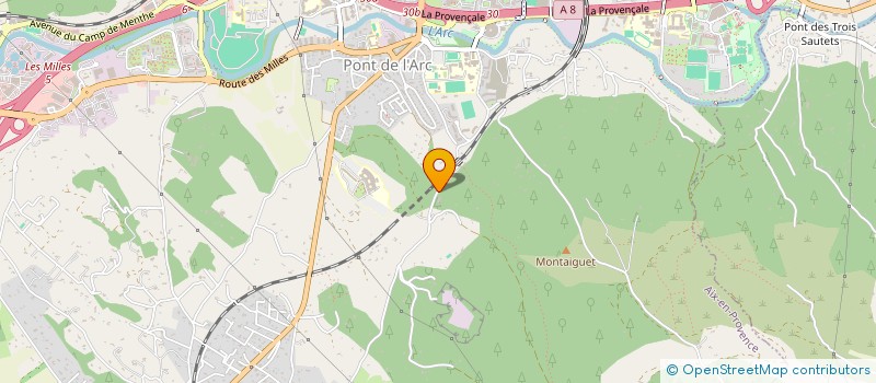 localisation de l'entreprise AGENCEMENT BATIMENT CREATION DEPANNAGE ELECTRIQUE  AIX-EN-PROVENCE
