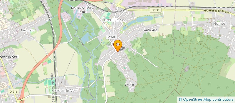 localisation de l'entreprise AGENCEMENT BKJ  BREUIL-LE-SEC