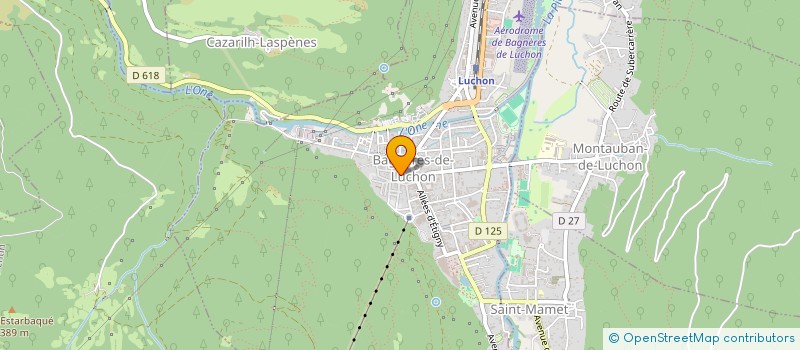 localisation de l'entreprise AGENCEMENT BOIS DECO  BAGNERES-DE-LUCHON