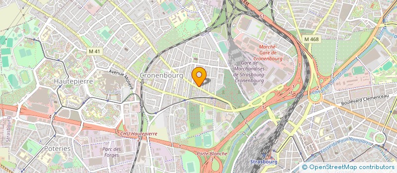 localisation de l'entreprise AGENCEMENT BOTBOL  STRASBOURG