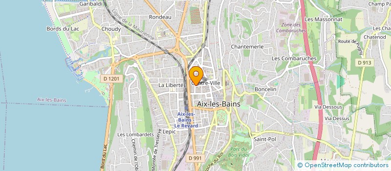 localisation de l'entreprise AGENCEMENT-CONCEPT à AIX-LES-BAINS