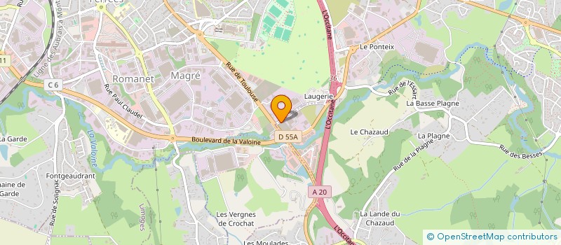 localisation de l'entreprise AGENCEMENT CONCEPT LIMOUSIN à FEYTIAT