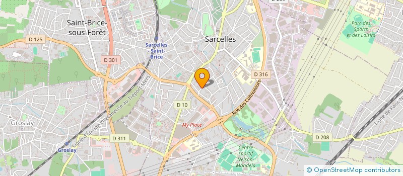 localisation de l'entreprise AGENCEMENT CONCEPT RENOVATION BATIMENT ACR à SARCELLES