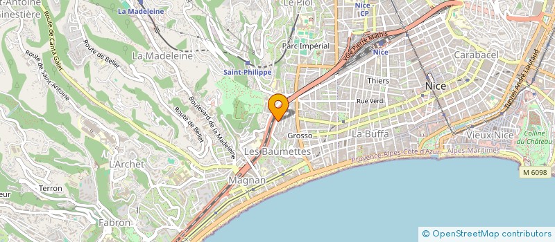 localisation de l'entreprise AGENCEMENT CONCEPT RENOVATION EXECUTION SERVICES à NICE