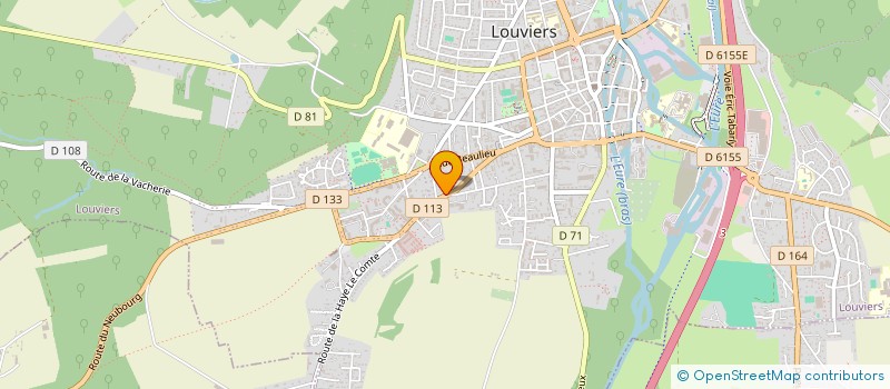 localisation de l'entreprise AGENCEMENT CONCEPTION COORDINATION à LOUVIERS