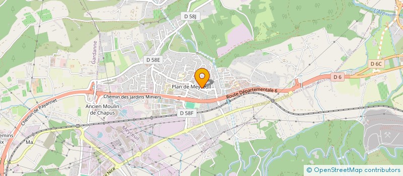 localisation de l'entreprise AGENCEMENT CONCEPTION GLAY  MEYREUIL