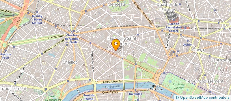 localisation de l'entreprise AGENCEMENT CONSEILS ORGANISAT RESTRUCTUR à PARIS