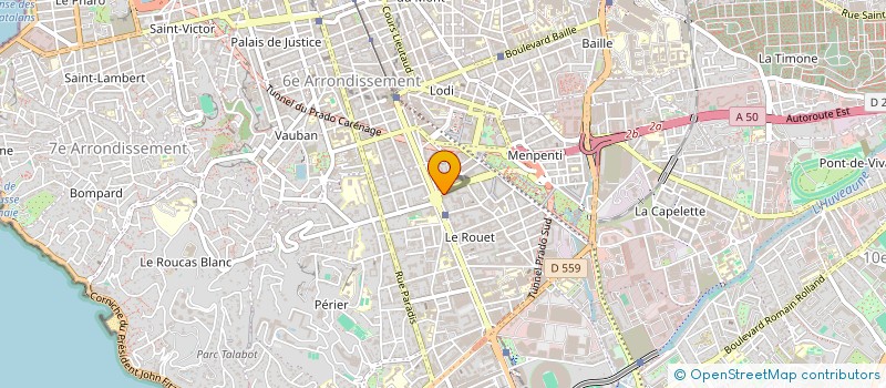 localisation de l'entreprise AGENCEMENT CONSTRUCTION ENGINEERING à MARSEILLE