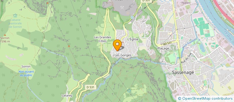 localisation de l'entreprise AGENCEMENT CREATION MEDINA  SASSENAGE