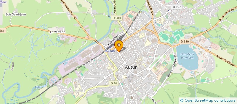 localisation de l'entreprise AGENCEMENT CUISINES BAINS RANGEMENTS à AUTUN