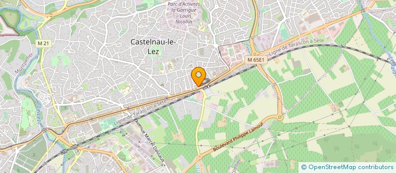 localisation de l'entreprise AGENCEMENT DE CUISINE DU LANGUEDOC à CASTELNAU-LE-LEZ