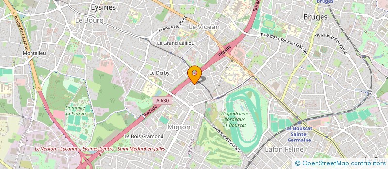 localisation de l'entreprise AGENCEMENT DEVELOPPEMENT NOUVEAUX CONCEPTS à EYSINES