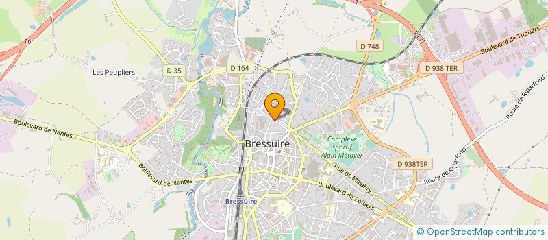localisation de l'entreprise AGENCEMENT DOUBLAGE CLOISONS PLAFON à BRESSUIRE