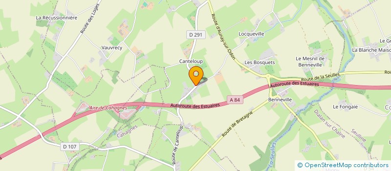 localisation de l'entreprise AGENCEMENT DU BOCAGE NORMAND  CAHAGNES