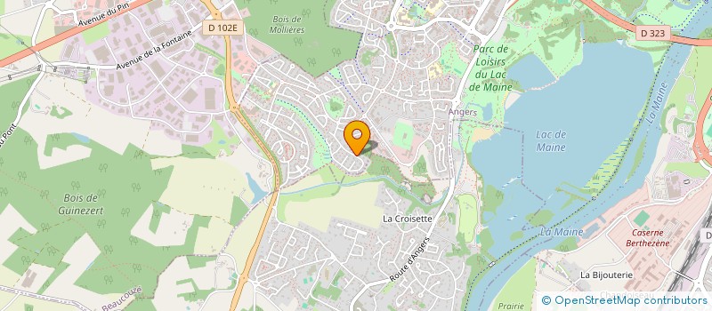 localisation de l'entreprise AGENCEMENT DU LAYON  ANGERS