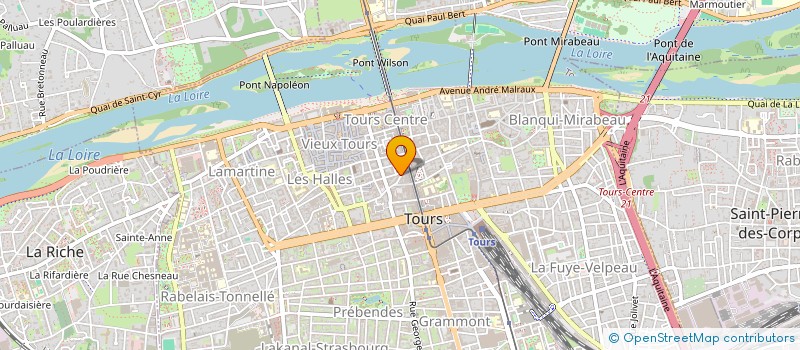 localisation de l'entreprise AGENCEMENT DU PALAIS SARL à TOURS