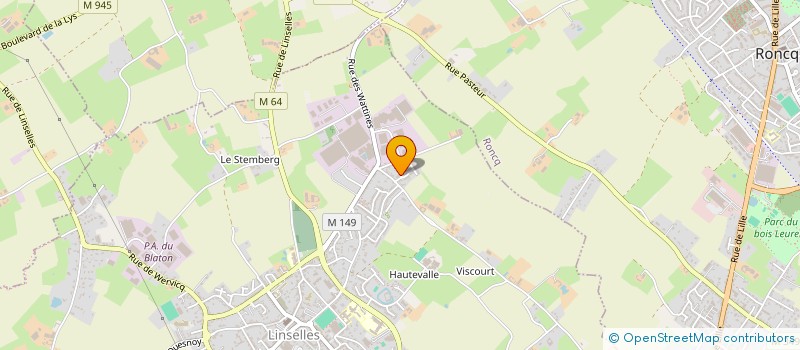 localisation de l'entreprise AGENCEMENT DUVAL MENUISERIE à LINSELLES