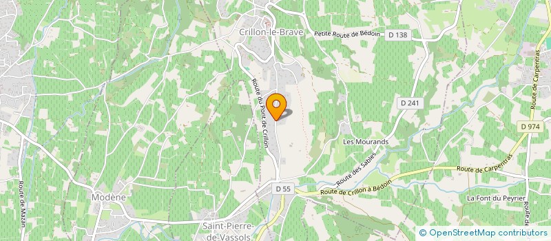 localisation de l'entreprise AGENCEMENT DYADE à CRILLON-LE-BRAVE