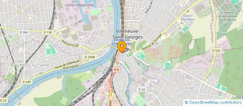 localisation de l'entreprise AGENCEMENT ET CONSTRUCTION GROUPE à VILLENEUVE-SAINT-GEORGES