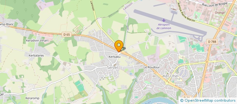 localisation de l'entreprise AGENCEMENT ET DECO DE LA MER  LANNION