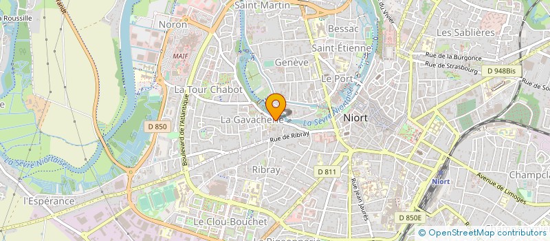 localisation de l'entreprise AGENCEMENT ET DECORATION DE MAGASIN à NIORT