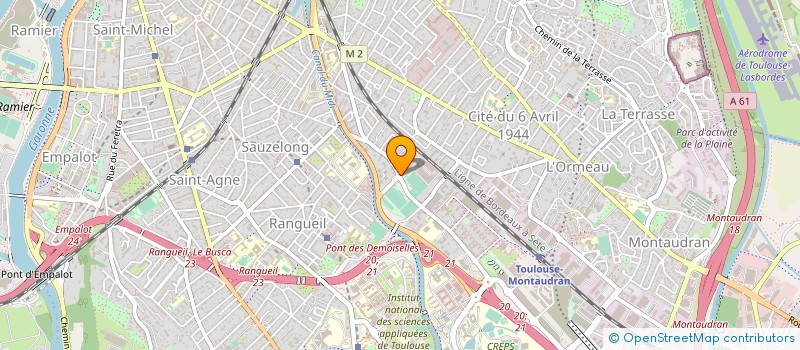 localisation de l'entreprise AGENCEMENT ET INSTALLATION à TOULOUSE