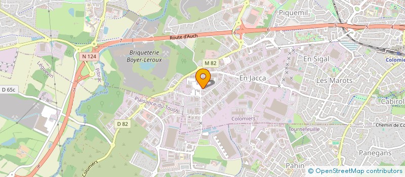 localisation de l'entreprise AGENCEMENT ET MENUISERIE AUSSONNAIS à COLOMIERS